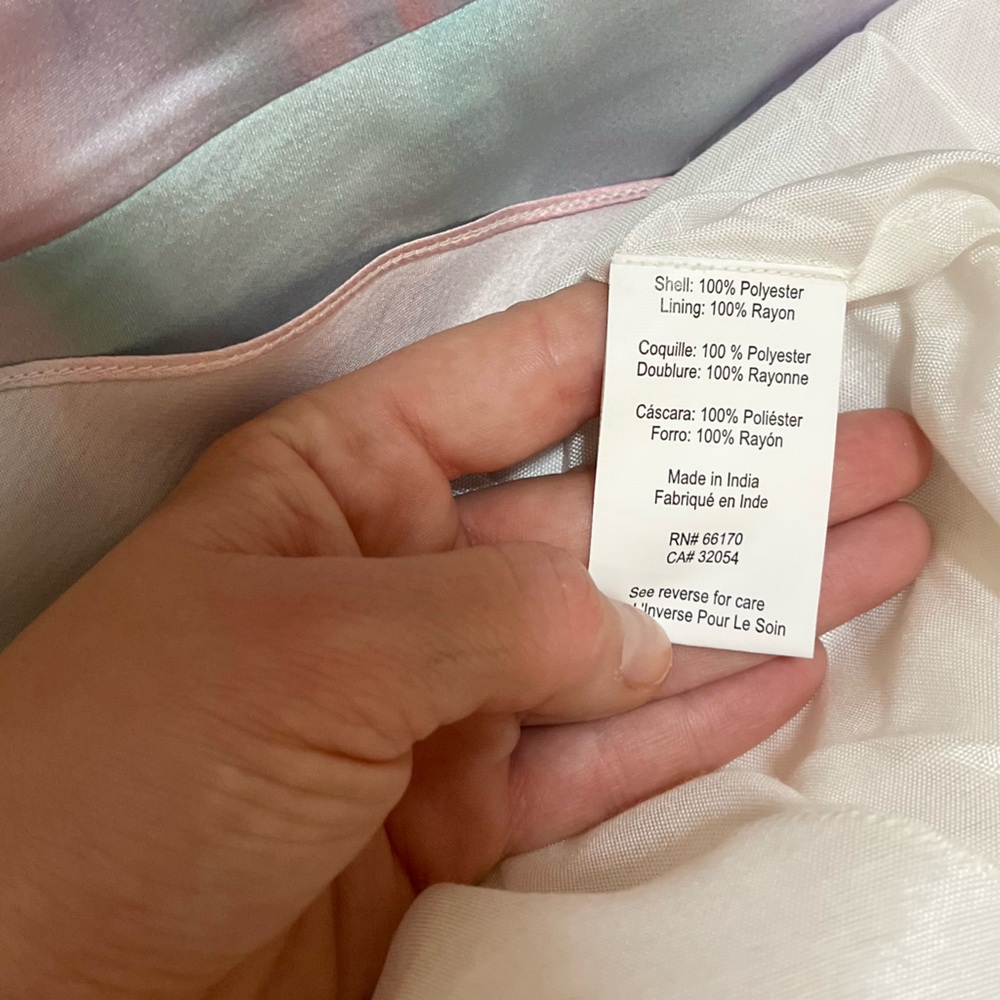 NWT. Anthropologie Geisha Designs Printed Slip Midi Dress. NEW - Picture 9 of 9